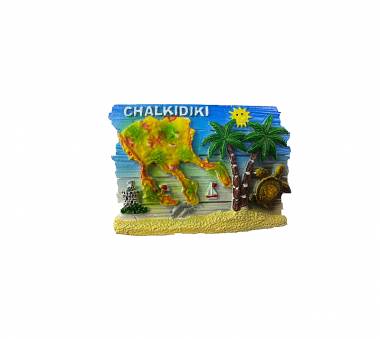 Tουριστικό μαγνητάκι Souvenir – Σετ 12pcs - Resin Magnet - 678076