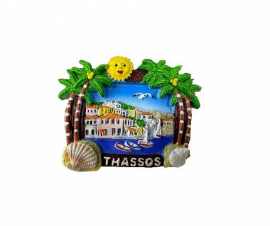 Tουριστικό μαγνητάκι Souvenir – Σετ 12pcs - Resin Magnet - 678127