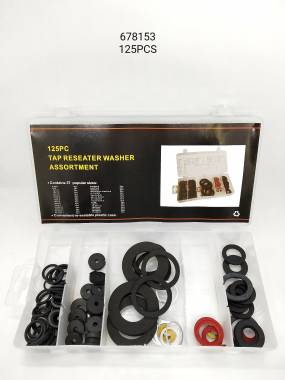 Σετ λαστιχένιες ροδέλες - Tap reseaters - 125pcs - 678153C