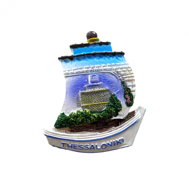 Tουριστικό μαγνητάκι Souvenir – Σετ 12pcs - Resin Magnet - Thessaloniki - 678164