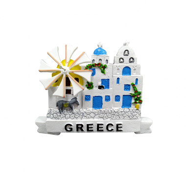 Tουριστικό μαγνητάκι Souvenir – Σετ 12pcs - Resin Magnet - 678196