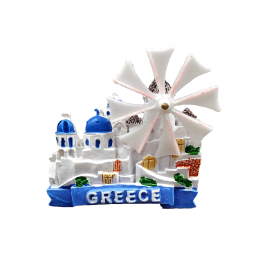 Tουριστικό μαγνητάκι Souvenir – Σετ 12pcs - Resin Magnet - 678206