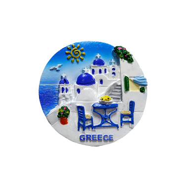 Tουριστικό μαγνητάκι Souvenir – Σετ 12pcs - Resin Magnet - 678236