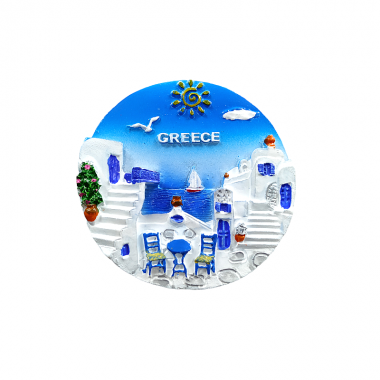 Tουριστικό μαγνητάκι Souvenir – Σετ 12pcs - Resin Magnet - 678238