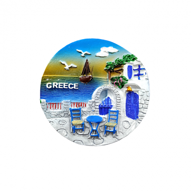 Tουριστικό μαγνητάκι Souvenir – Σετ 12pcs - Resin Magnet - 678242