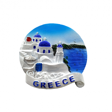 Tουριστικό μαγνητάκι Souvenir – Σετ 12pcs - Resin Magnet - 678250