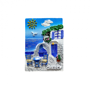 Tουριστικό μαγνητάκι Souvenir – Σετ 12pcs - Resin Magnet - 678260