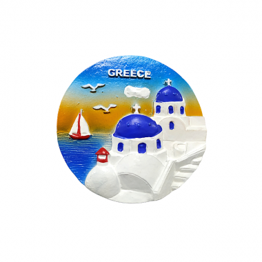 Tουριστικό μαγνητάκι Souvenir – Σετ 12pcs - Resin Magnet - 678277