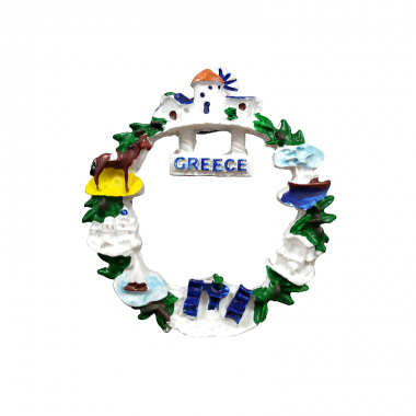 Tουριστικό μαγνητάκι Souvenir – Σετ 12pcs - Resin Magnet - 678292