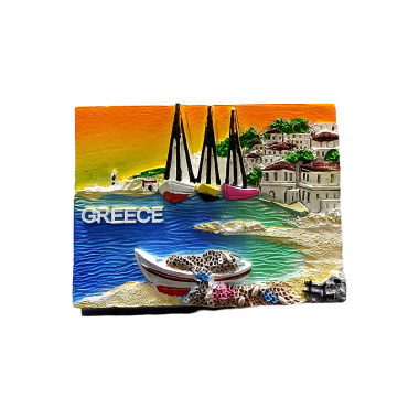 Tουριστικό μαγνητάκι Souvenir – Σετ 12pcs - Resin Magnet - Greece - 678348