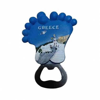 Tουριστικό μαγνητάκι Souvenir - Ανοιχτήρι - Σετ 12pcs - Resin Magnet - Greece - 678376