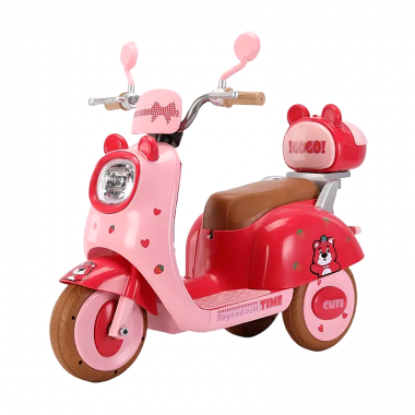 Παιδικό ηλεκτροκίνητο τρίκυκλο scooter - BBF-318 - 731114 - Fuchsia/Pink