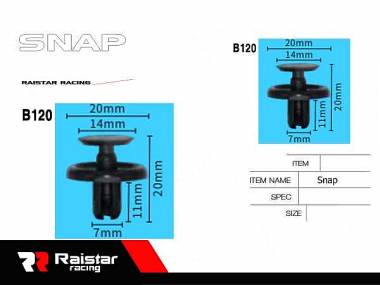 Σετ συνδετήρες αυτοκινήτου - 10pcs - R-F16101-19 - 180861