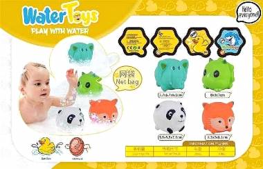 Σετ βρεφικά παιχνίδια μπάνιου - Water Toys - 4pcs - HY765-43 - 308135