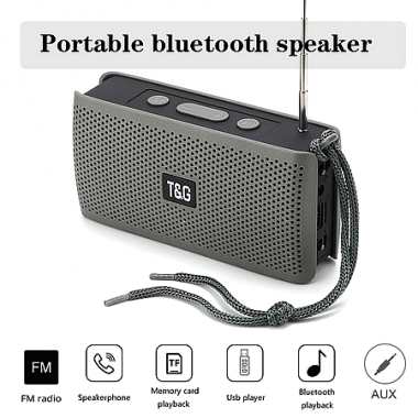 Ασύρματο ηχείο Bluetooth - TG282 - 882986 - Grey