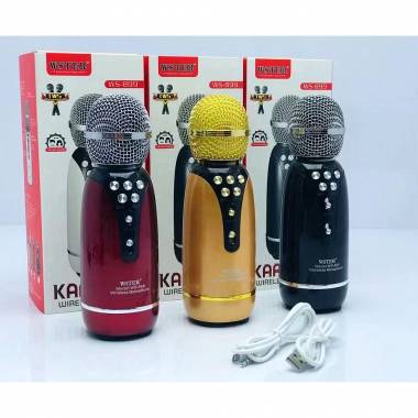 Ασύρματο μικρόφωνο Karaoke - WS-899 - Weisre - 883358 - Black