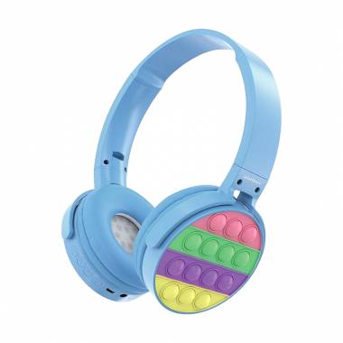 Ασύρματα ακουστικά - Pop It Headphones - ST91 - 886963 - Blue