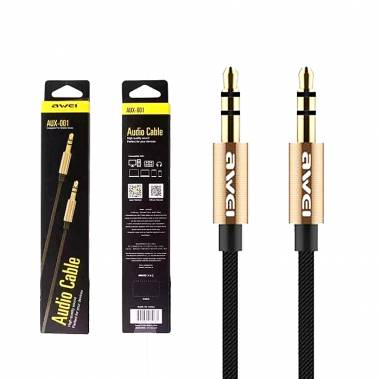 Καλώδιο ήχου Jack 3.5mm - AUX-001 - 1m - AWEI - 888117