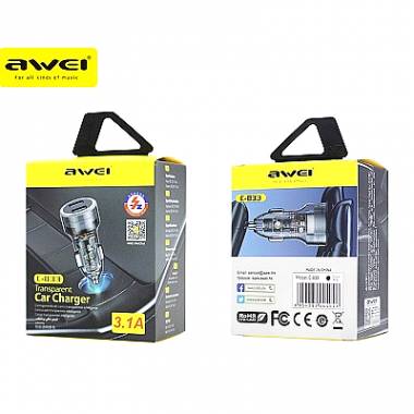 Φορτιστής αναπτήρα αυτοκινήτου - Quick Charger - C-833 - AWEI - 888407