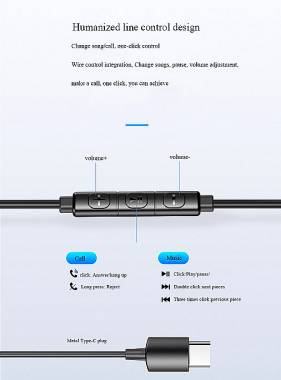 Ενσύρματα ακουστικά - TC-2 - Type-C - AWEI - 889206