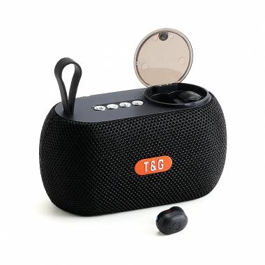 Ασύρματο ηχείο Bluetooth με σετ ακουστικά - TG810 - 889459 - Black