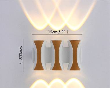 Επιτοίχιο φωτιστικό LED - Απλίκα - Warm White - 1015-6 - 941242