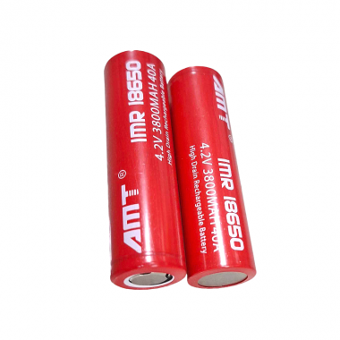 Επαναφορτιζόμενες μπαταρίες 18650 - 4.2V - 3800mah - 2pcs - 946752