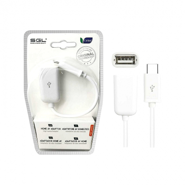 Αντάπτορας USB TypeC σε USB 2.0 female - T62 - 096025