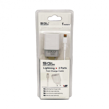 Αντάπτορας φόρτισης με καλώδιο - Lightning - Quick Charge - D5-S2 - 1m - 099552