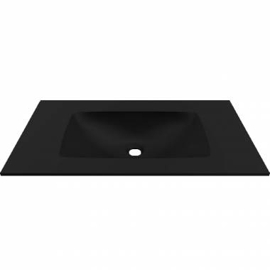 Νιπτήρας επίπλου DECISO 120 Black BDDEC120BK KARAG 120,5x46x12cm