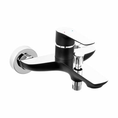 Μπαταρία λουτρού Black/Chrome ADORE BDR1BLC FERRO