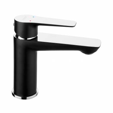 Μπαταρία νιπτήρος Black/Chrome ADORE BDR2BLC FERRO