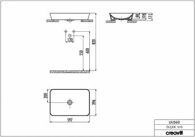 UL060 ULTRA ΝΙΠΤΗΡΑΣ 40x60cm WHITE MATT