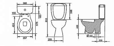 VENUS SET X.Π.  S  SOFT CLOSING THER (VEN 10030) κατωστομιο