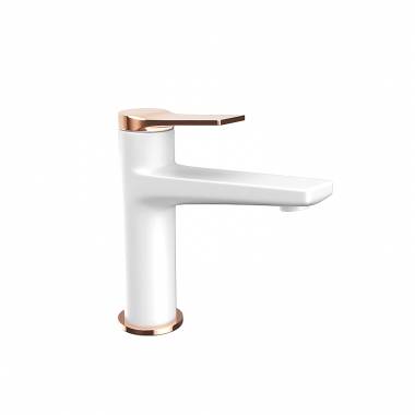 Μπαταρία νιπτήρος ANDARE Bianco Rose Gold WNW168073PH-RG KARAG