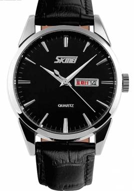 Αναλογικό ρολόι χειρός – Skmei - 9073 - Black/Silver