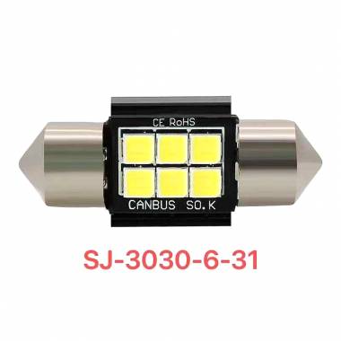 Λαμπτήρας LED - 3030-6-31 - Canbus - 2pcs - 674094