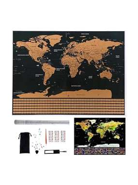 Scratch Map για Διακόσμηση Γραφείου 82x59εκ.