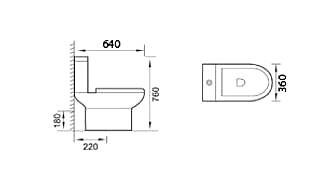 FUTURA SET SLIM SOFT P DUROPLAST ME ΔΙΠΛΟ ΜΗΧΑΝΙΣΜΟ (FU 3100)