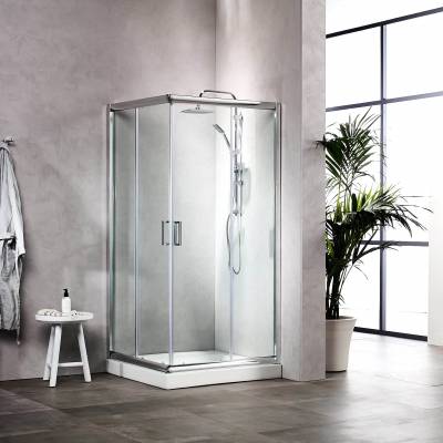 Καμπίνα NEW TEMA Τετράγωνη ΔιάφανηShower Cabin NEW TEMA Square Clear - NT 120120 120Χ120cm