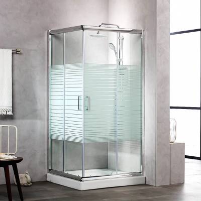 Καμπίνα NEW TEMA Τετράγωνη ΣεριγραφίαShower Cabin NEW TEMA Square Line - NT 120120 S 120Χ120cm