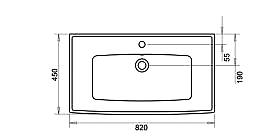 SAF080 ΝΙΠΤΗΡΑΣ ΕΠΙΠΛΟΥ 80cm