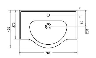 YAK075 ΝΙΠΤΗΡΑΣ ΕΠΙΠΛΟΥ 75cm