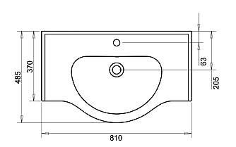 YAK080 ΝΙΠΤΗΡΑΣ ΕΠΙΠΛΟΥ 80cm