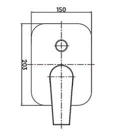 DSU 4000 ΜΙΚΤΗΣ ΕΝΤΟΙΧΙΣΜΟY 3 ΕΞΟΔΩΝDSU 4000 3-WAY CONCEALED SHOWER MIXER